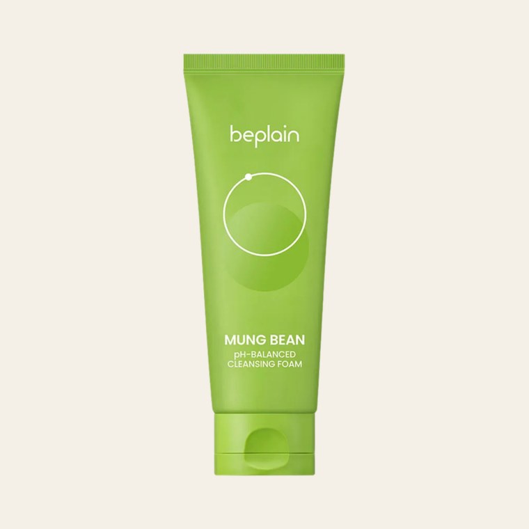 beplain Mung Bean pH-Balanced Cleansing Foam, 160ml