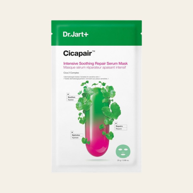 Dr. Jart+ Cicapair Tiger Grass Calming Serum Mask, 5 sheets