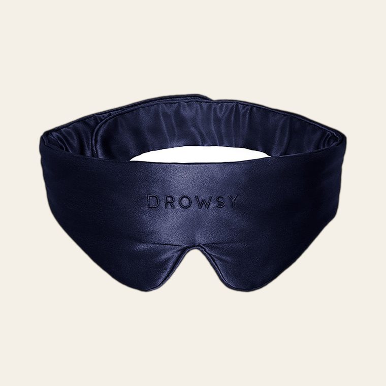 Drowsy Midnight Blue Featherweight Silk Sleep Mask