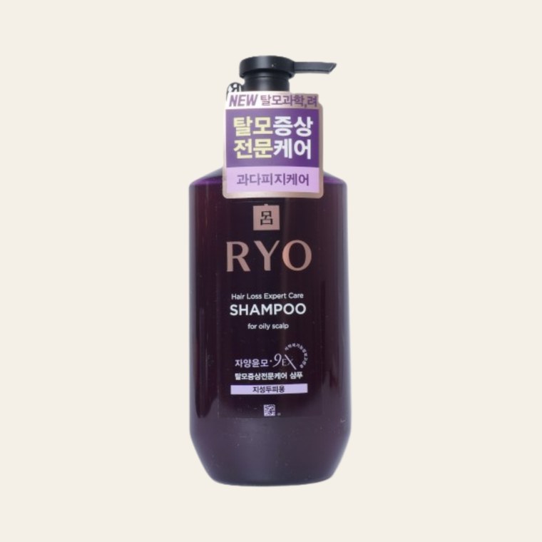 Ryo Jayangyunmo 9EX Hair Loss Expert Care Shampoo, Oily Scalp, 400ml