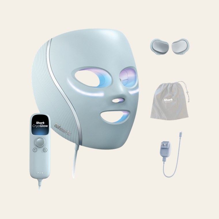 Shark CryoGlow LED Face Mask, Blue Chill